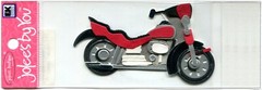 Motorcycle, scrapbook 3D embellishment Jolee’s by You JJDC006
