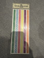 5 Sheets Awesome Vintage Paper Studio Stickabilities Large Stickers
