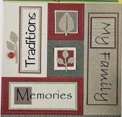 Pebbles Inc Family Time Sampler Cardstock Stickers Tidbits Words Quotes Titles