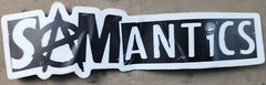 Vintage Samantics Podcast Swag Stickers & Pinback Button NICE Advertising Lot