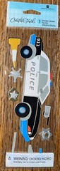CREATIVE TOUCH Cop Police Car Cones Star Badges 911 Emergency Vehicle Stickers