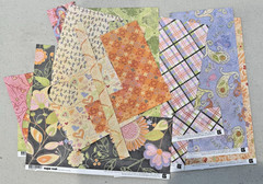 Basic Grey Sugar Rush 12 x 12 6 x 6 Sticker Brads Scrapbook Paper LOT