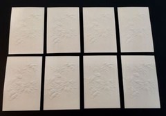Tim Holtz Mini Embossed Panels * Set of 8 * Choose Your Design! * 3″ x 4 1/2″