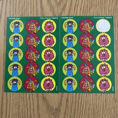 LOT of 20 Vintage TREND Scratch & Sniff Sticker Sheets & Purple Ladybug Stickers