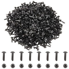 1000Pcs Mini Brads Fasteners Black Metal Paper Fasteners Iron Scrapbooking Brads