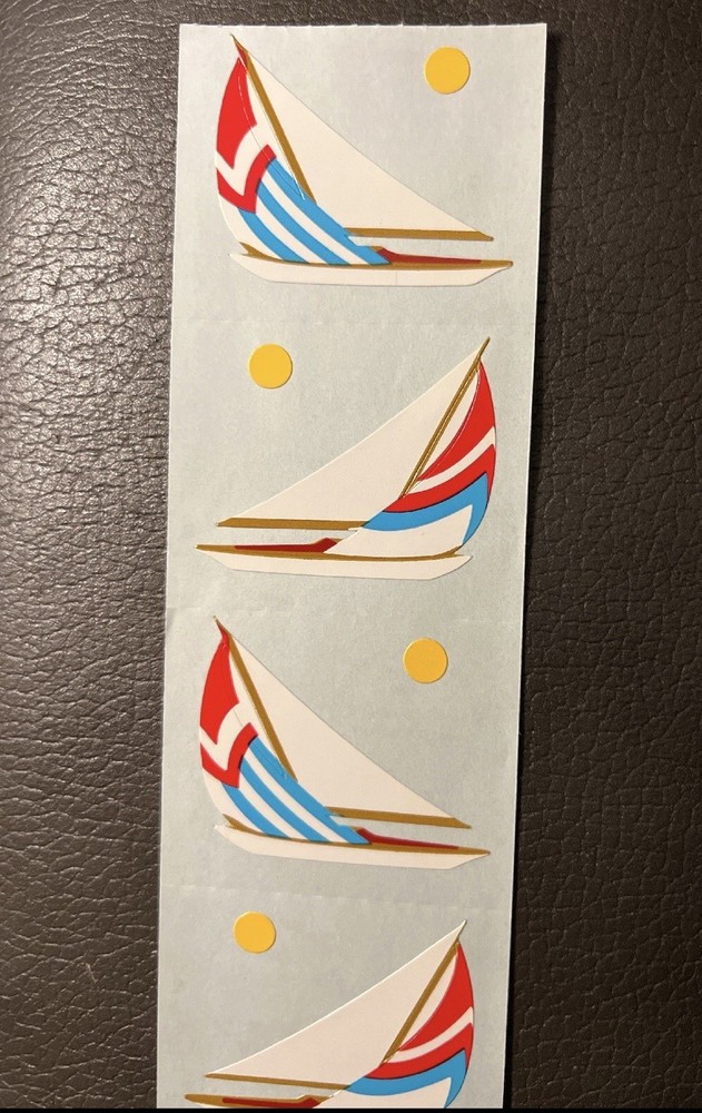 Mrs. Grossman’s Stickers Vehicles Sailboat