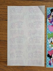 VINTAGE SANDYLION RARE AND UNIQUE MICKEY MOUSE AND FRIENDS PRISMATIC STICKERS