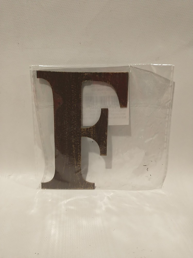 ArtMinds MAGNET METAL LETTER “F” Alphabet•Upper-Case•Monogram•Word•Journal 3.5″