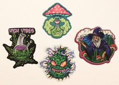 Crazy Fun Weed! 420 Fans! Weed. Marijuana. Cannabis. *8 Stickers/Decals (Set 4)