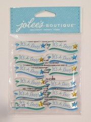 Jolee’s It’s A Boy Banners Repeats New Baby Scrapbooking Stickers