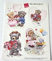 Sticker Sheet Giordano Valentine Bears Hearts Flowers The Paper Magic Group