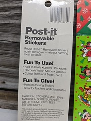 Vintage Disney Mickey Minnie Mouse Ski Skate Xmas Removable Stickers 3M Sealed 2