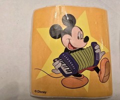 Vintage Smile Makers Mickey Disney Stickers Lot of 5 2.5 x 2.5 Inches