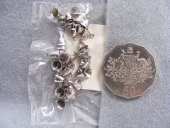 Liberty Bells 6mm Silver Pkt 30