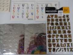 Large Sticker Lot of Letters & Numbers for Scrapbook & Card Making Lot Approx 20