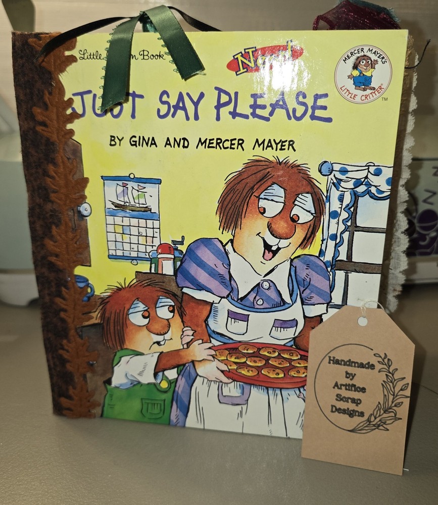 DIY Handmade Junk Journal Just Say Please Little Critters #Junkjournal Book