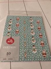 BE MERRY CHRISTMAS ENVELOPE SEALS, 50 Count