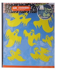 12″ Sheet Glow in the Dark Halloween Stickers Walls Windows Fridge Desk Decor