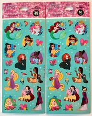Disney Princess Sticker Lot Collection Little Mermaid Belle Jasmine Snow White +