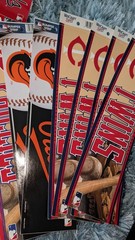 MLB Bumper Stickers Bumper Strips Lot With Flaws READ Lot Of 29