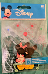 Disney Fireworks Mickey Minnie Mouse Scrapbooking Dimensional Stickers Jolee