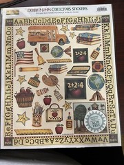 DEBBIE MUMM SCRAPBOOK STICKERS SCHOOL DAYS NEW IN PACKAGE Vintage