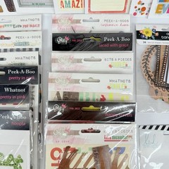 Glitz Scrapbook Stickers Embellishments Amy Tangerine Heidi Swapp LOT of 25 E