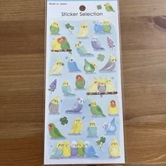 Cute Birds Parakeet Stickers