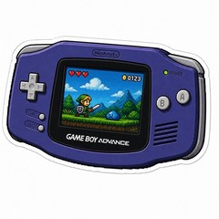 ThePeelery Retro Game Boy Color Pixel Art Vinyl Stickers DieCut Laptop Decal (3)