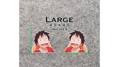 One Piece Luffy Anime Vinyl Stickers