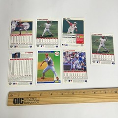 vintage 90s cincinnati reds baseball card lot crafting junk journal collecting