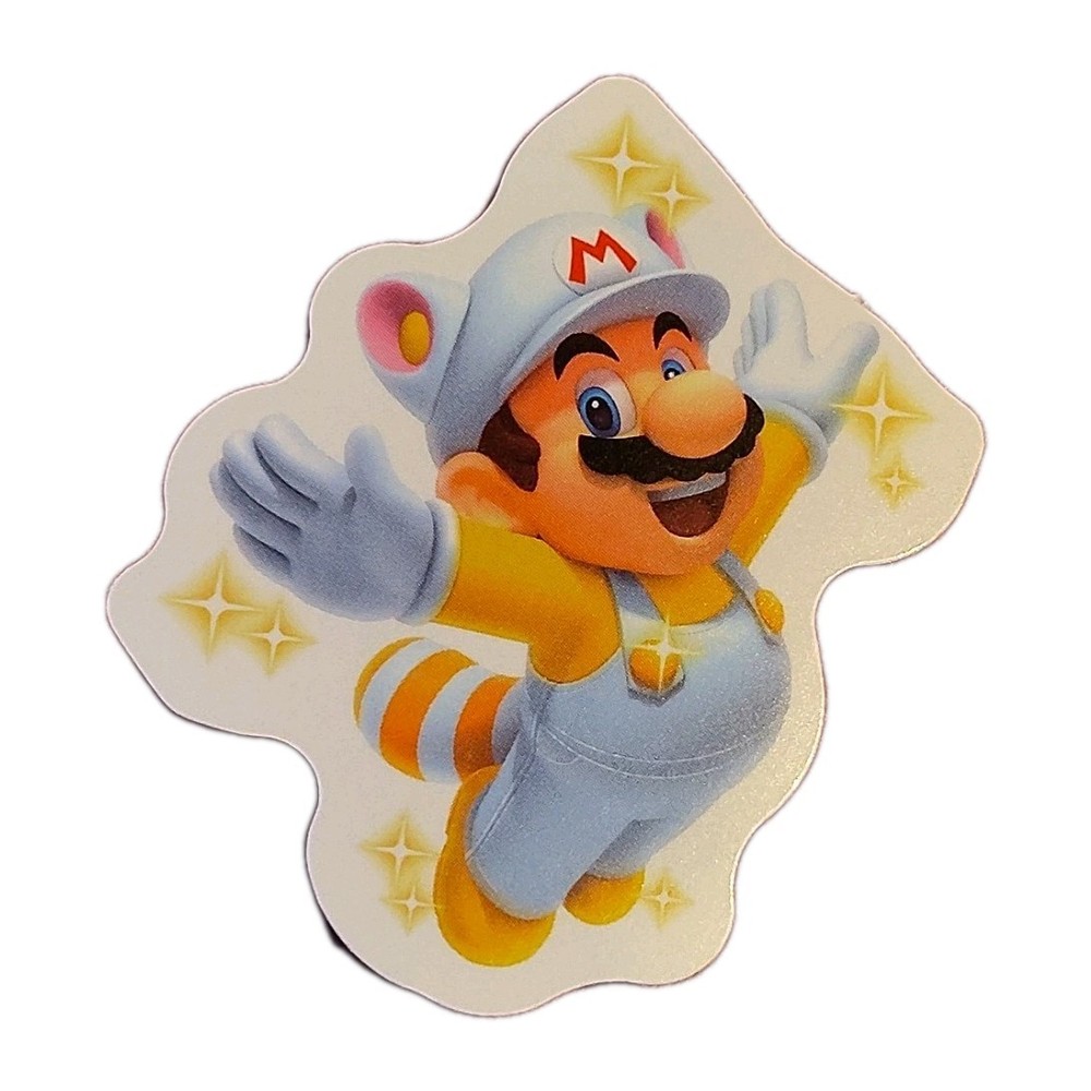 Raccoon Mario from Super Mario Bros Nintendo Decal Sticker 2″
