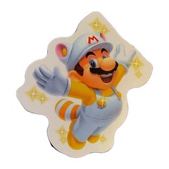 Raccoon Mario from Super Mario Bros Nintendo Decal Sticker 2″