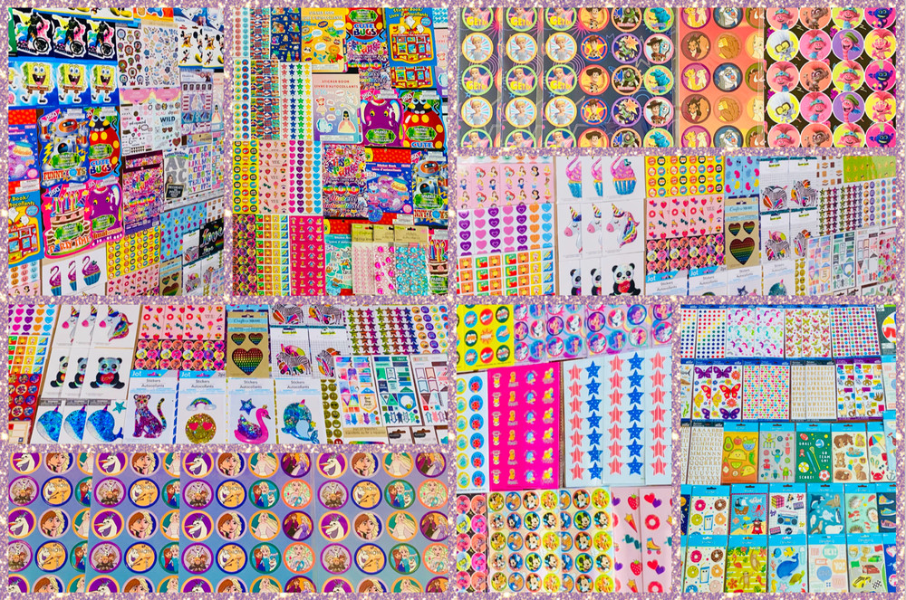 799 STICKERS Lot GIRLY Planner All Themes & Journaling HALLMARK Kid Squad Girls