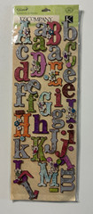 K & Company Chipboard Stickers-Variations-Tim Coffey, Brenda Walton, K Panacci