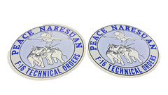 Peace Naresuan F-16 Technical Orders 4″ Sticker Lot of 6 Military Aviation