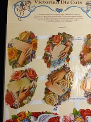 1800s Vintage Victorian Die Cut Scrapbook Die Cuts Wedding Noel, MO/103b