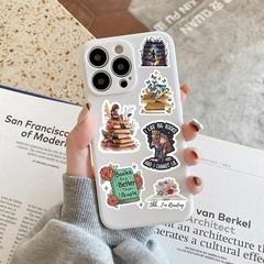 100 PCS Book Stickers for Kindle, Bookish Reading Literary Quote Lover for Water