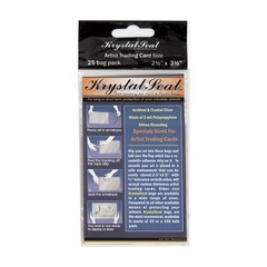 250 PCS Krystal Seal ATC Art Photo Bags 6×8 Inch Archival Polyethylene Clear
