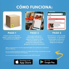 SmartLabels – Etiquetas QR en Español | Paquete de 48 | Multicolor | Calcoman…