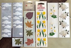 Large Vintage Lot of MRS. GROSSMAN’S Stickers: Flowers, Herbs, Trees, Landscapes
