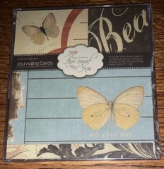 WEBSTERS PAGES Teri Conrad ~JOURNALING CARD COLLECTION 12 Doubled Sided 6 Design