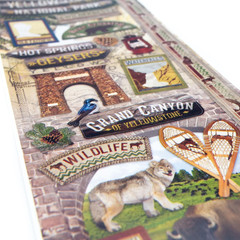Cardstock Sticker Sheet for Crafts, Scrapbooking & Collecting – Yellowstone Park