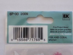 Lot of 2 A Touch of Jolee’s Dimensional Stickers BUTTERFILES & FISH CORAL NEW
