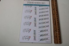 Me & My Big Ideas The Happy Planner Teacher Icons 133PC Fair Awards Scrapbooking