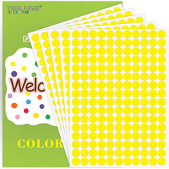 4400 PCS White Dot Stickers 1/2 Inch round Dot Stickers Small White Color Coding