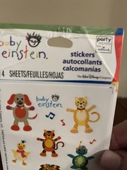 Baby Einstein Stickers By Hallmark – 4 Sheets In Package – New