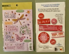 Lot of Girl Stickers! Hearts, Flowers… Paper Studio, Studio 112, Etc