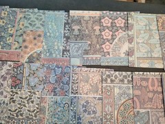 100PC Scrapbooking Ephemera Paper Pack New Design Retro Floral Dance Review…