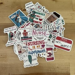 Vinyl Stickers For Nurses Lot Of 100 Nursing Vinyl Stickers